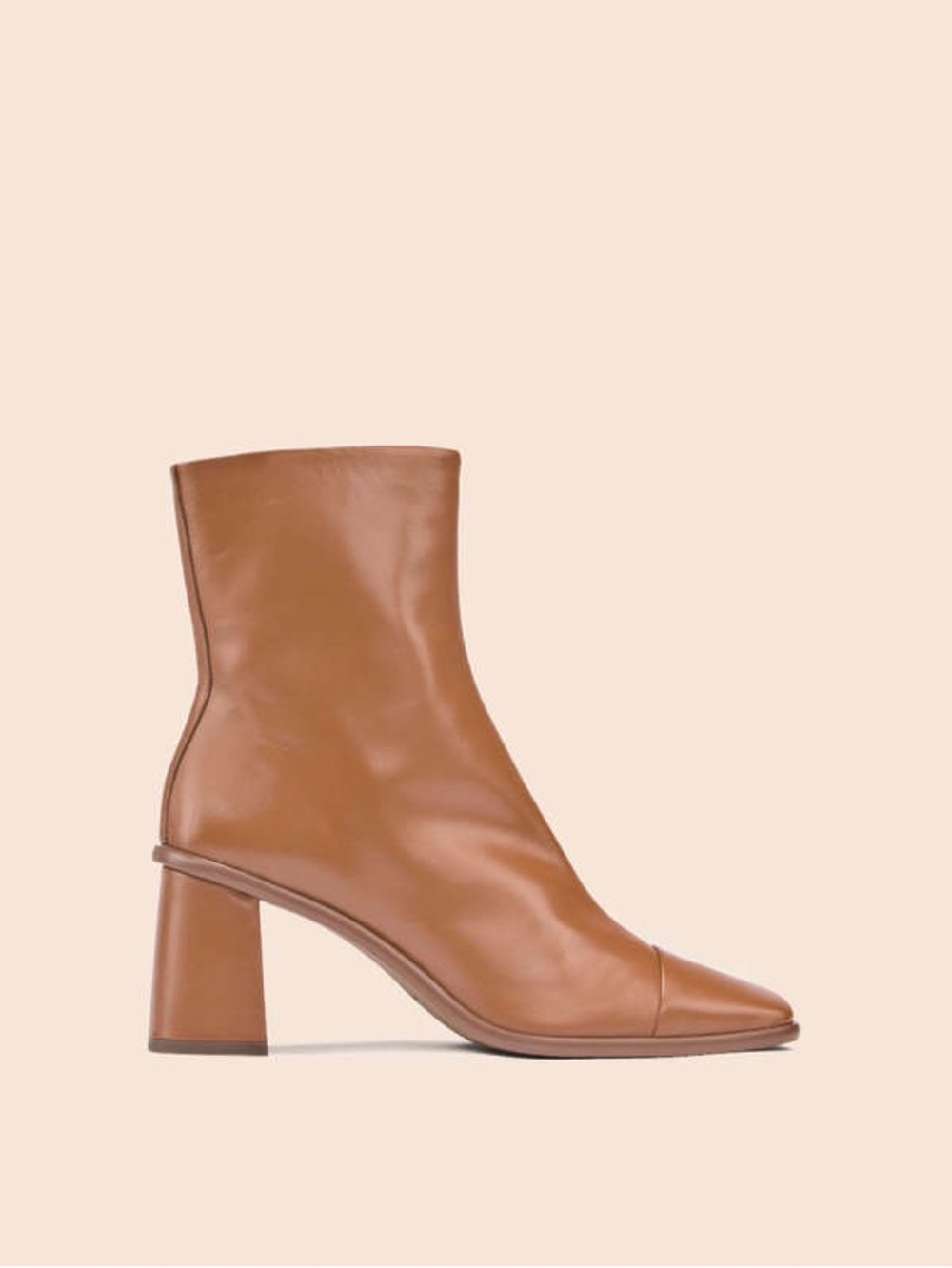Maguire block toe heeled boot